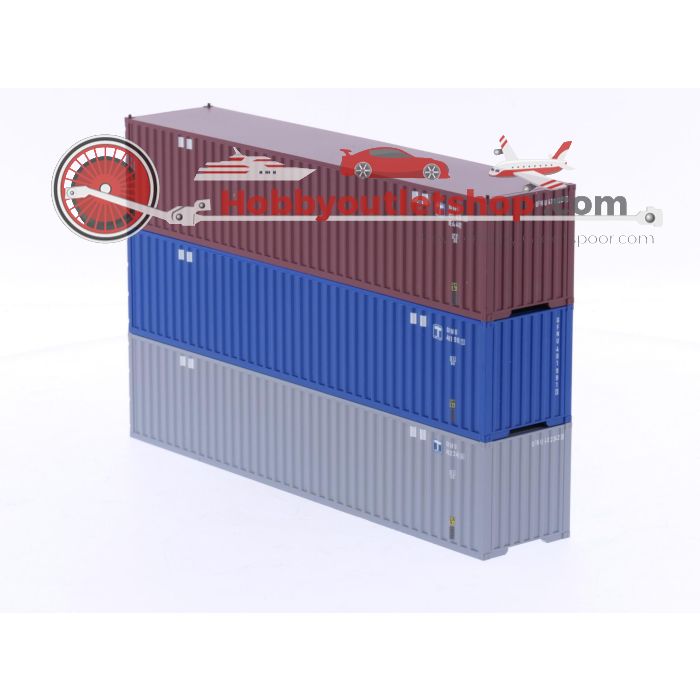 Schaal H0 Fleischmann set van 3 containers #5745