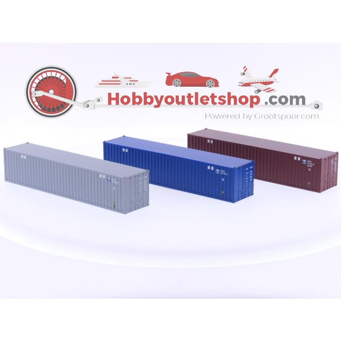 Schaal H0 Fleischmann set van 3 containers #5745