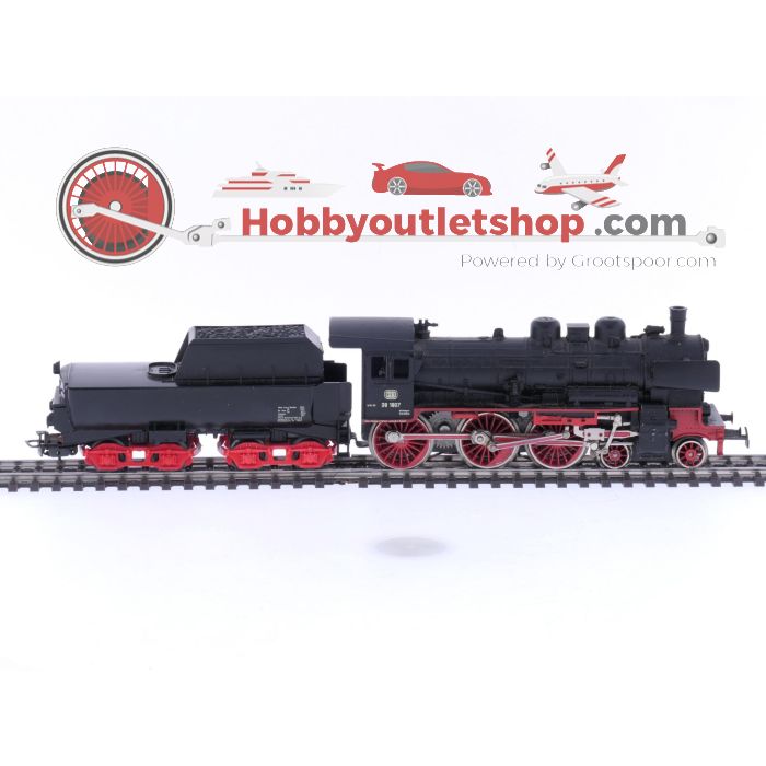 Schaal H0 Märklin 3098.2 stoomlocomotief met losse tender BR 38 van de DB #5784