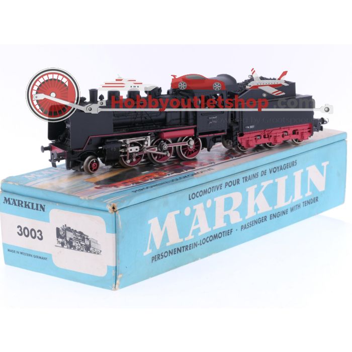 Schaal H0 Märklin 3003.2 stoomlocomotief met losse tender BR24 van de DB #5785