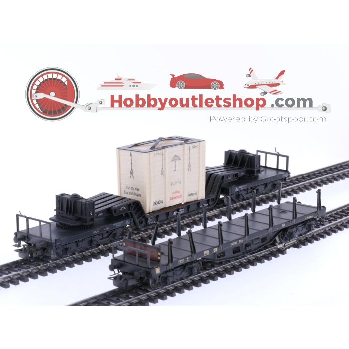 Schaal H0 Märklin 4516 & 4618 set van 2 zwarewagens van de DB #5794