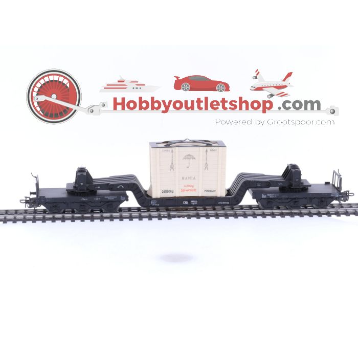 Schaal H0 Märklin 4516 & 4618 set van 2 zwarewagens van de DB #5794