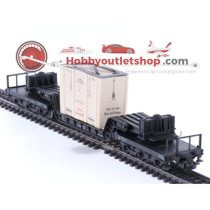Schaal H0 Märklin 4516 & 4618 set van 2 zwarewagens van de DB #5794