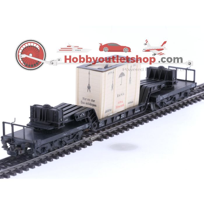 Schaal H0 Märklin 4516 & 4618 set van 2 zwarewagens van de DB #5794