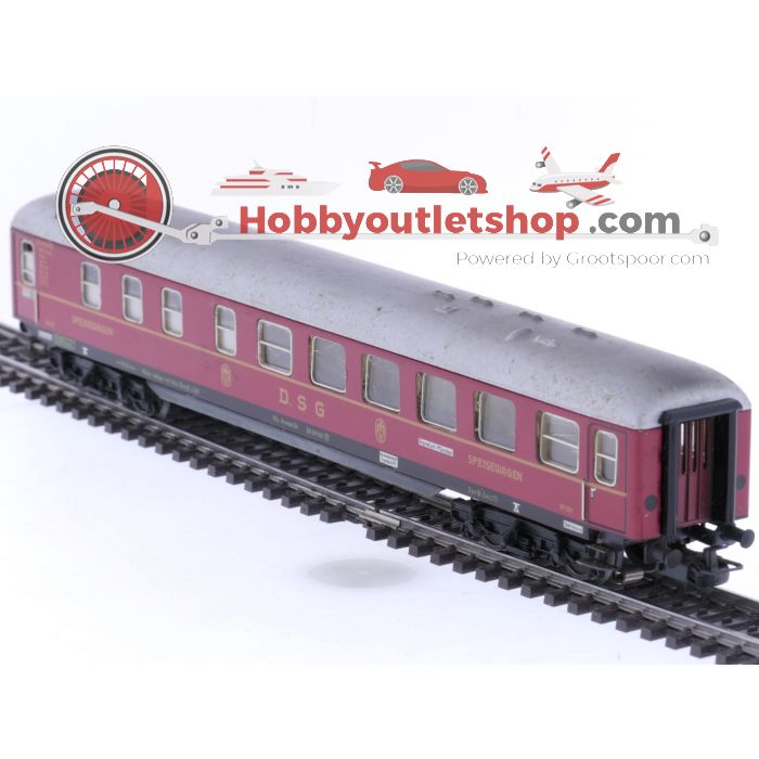 Schaal H0 Märklin 4024.3 Restauratierijtuig van de DRG #5807