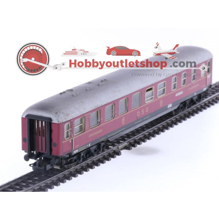Schaal H0 Märklin 4024.3 Restauratierijtuig van de DRG #5807