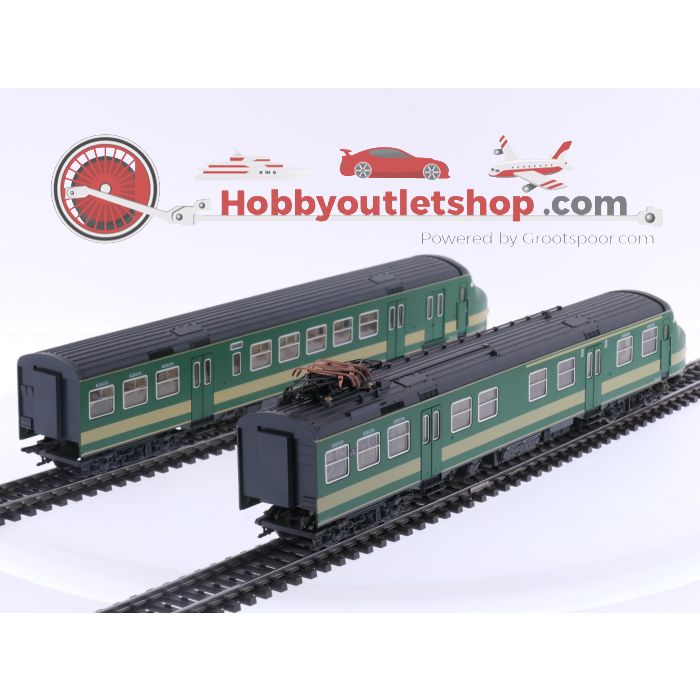 Schaal H0 Fleischmann 4472 elektrisch treinstel mat64 van de NS Jubileummodel #5830