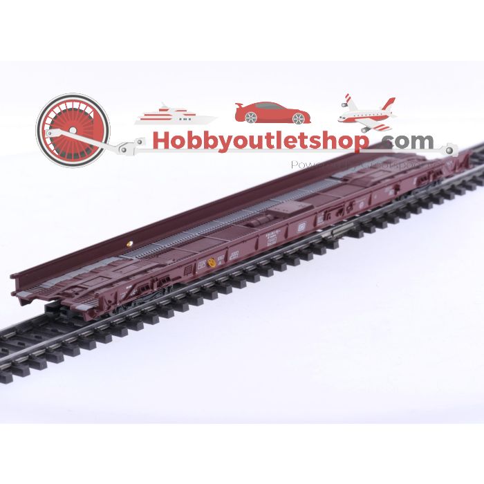 Schaal H0 Märklin 4741 Rollende Landstraße type Saadkms 690 van de DB #5845