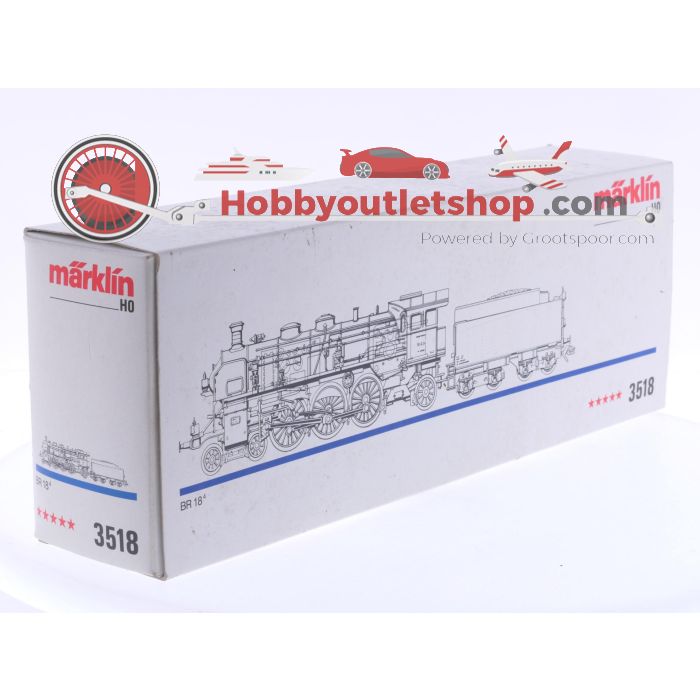 Schaal H0 Märklin 3518 stoomlocomotief met losse tender 18.4 /Bay.S3/6 van de DRG #5847 - sku: 20240801014337 - Used - Very good condition - Photo 9