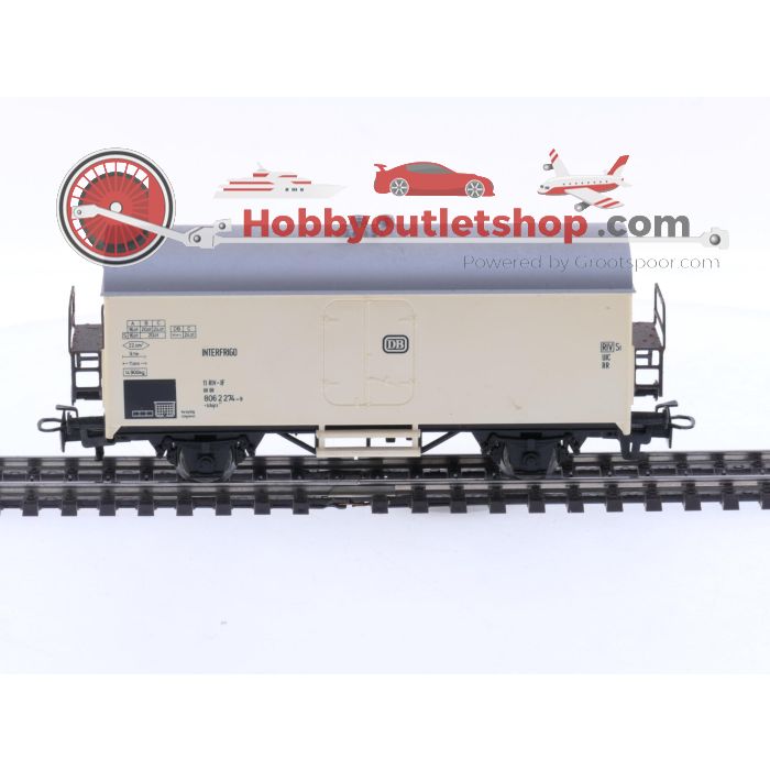 Schaal H0 Märklin 4415 & 4644 set van 2 goederenwagen van de DB #5860