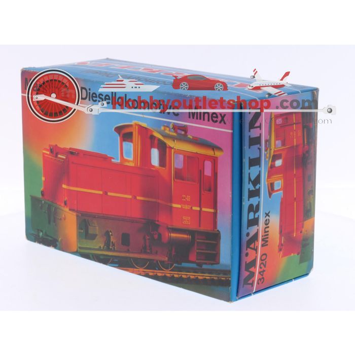 Schaal 0e Märklin Minex 3420 smalspoor-diesellocomotief van de SWEG #5863