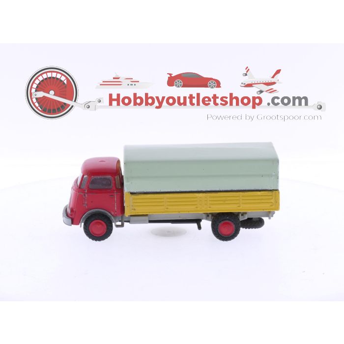  Schaal 1:50 Lion Car Nr.23 DAF vrachtauto met huif. #6039