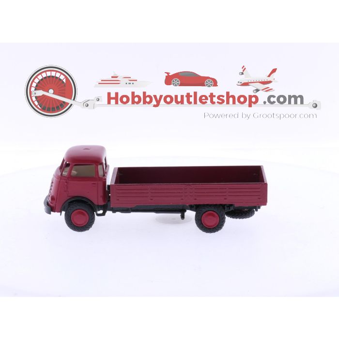 Schaal 1:50 Lion Car Nr.21 DAF vrachtauto met open laadbak. #6040
