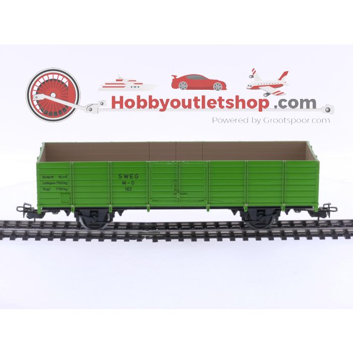 Schaal 0e Märklin 4451 hogebordwagen van de SWEG #5871