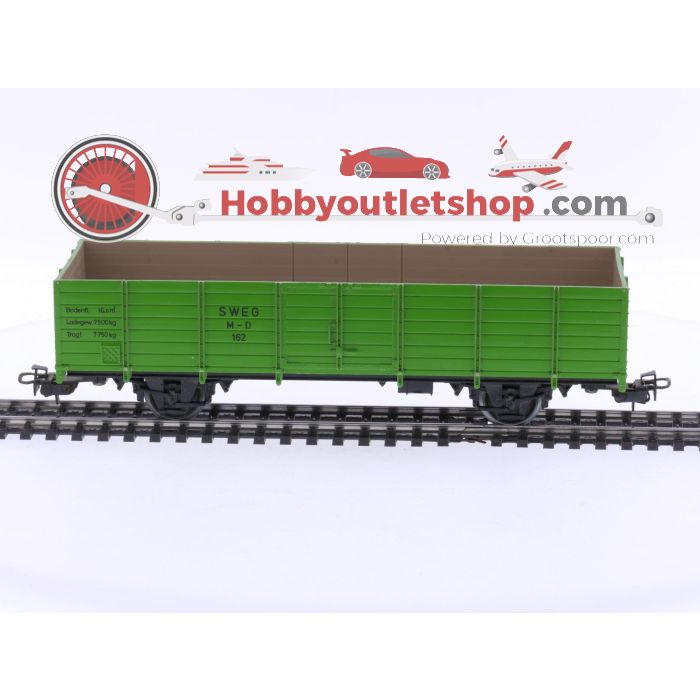 Schaal 0e Märklin 4451 hogebordwagen van de SWEG #5871
