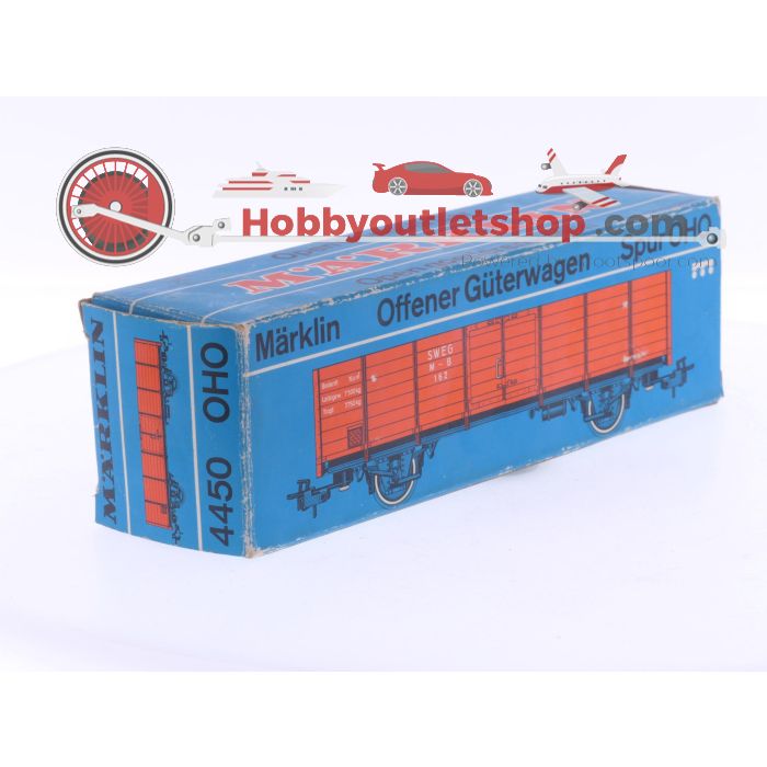 Schaal 0e Märklin 4451 hogebordwagen van de SWEG #5871
