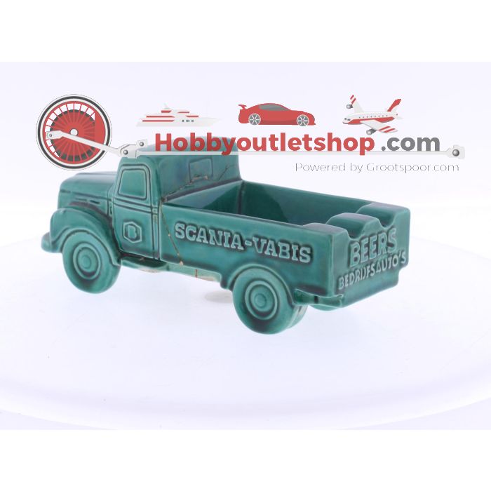 Scania Vabis Beers asbak. porselein, zeldzaam collectors item ca 1960. #6045