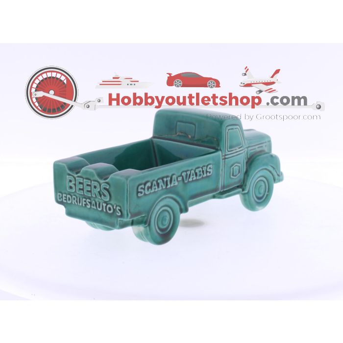 Scania Vabis Beers asbak. porselein, zeldzaam collectors item ca 1960. #6045