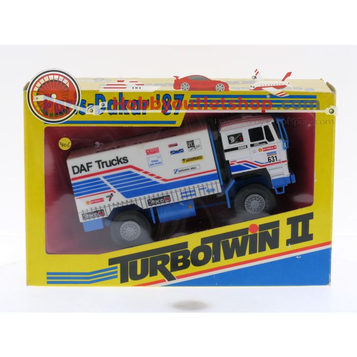 Schaal 1:50 Portegies truck models DAF Turbotwin II Parijs-Dakar 1987 Jan de Rooy 631. #6047
