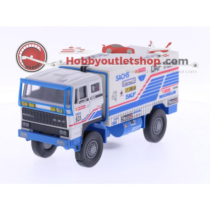 Schaal 1:50 Portegies truck models DAF Turbotwin II Parijs-Dakar 1987 Jan de Rooy 631. #6047