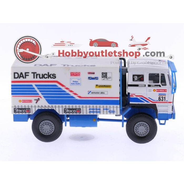 Schaal 1:50 Portegies truck models DAF Turbotwin II Parijs-Dakar 1987 Jan de Rooy 631. #6047