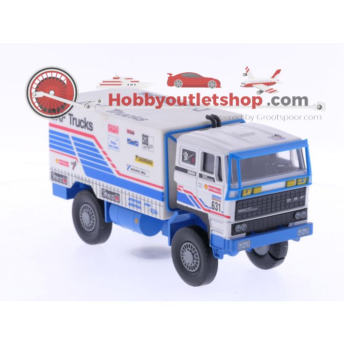 Schaal 1:50 Portegies truck models DAF Turbotwin II Parijs-Dakar 1987 Jan de Rooy 631. #6047