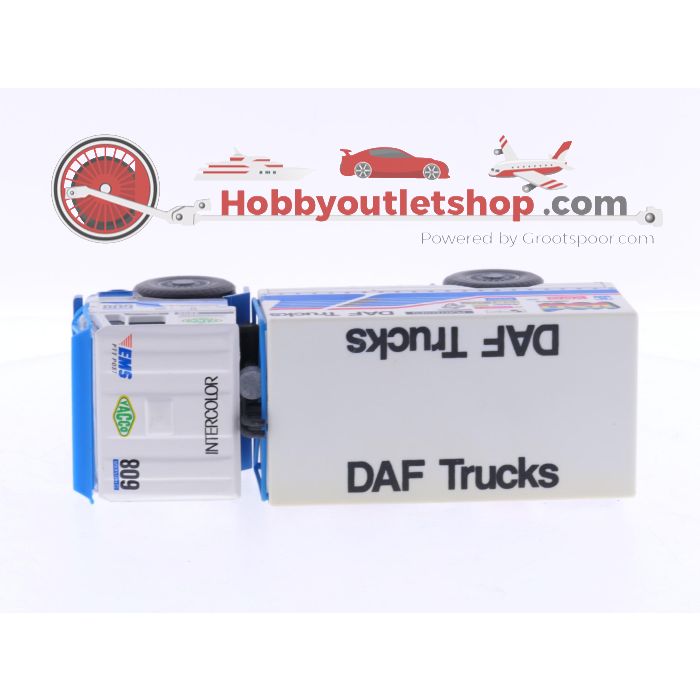 Schaal 1:50 Portegies truck models DAF Turbotwin II Parijs-Dakar 1988.Jan de Rooy 600,608,609 . Set van 4 modellen, met fotos en stickers #6051 - sku: 20240809111656 - Gebruikt - Zo goed als nieuw - Afbeelding 28