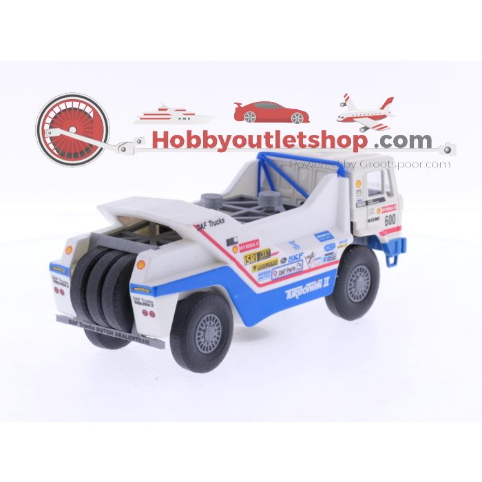 Schaal 1:50 Portegies truck models DAF Turbotwin II Parijs-Dakar 1987 Jan de Rooy 600. #6050
