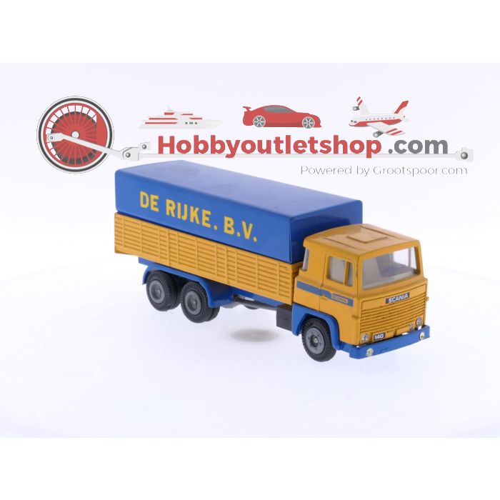 Schaal 1:50 Tekno Scania 141 truck + trailer De Rijke B.V.  #6057