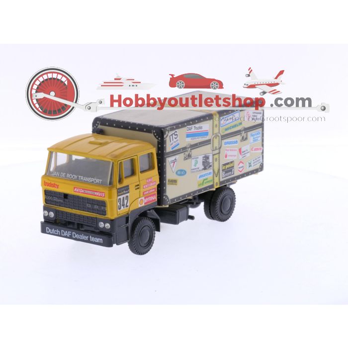 Schaal 1:50 Lion Car Nr.342 Dakar DAF 3300 de Koffer van Jan de Rooy 1983. #6063 - sku: 20240813104037 - Gebraucht - Wie Neu - Bild 2