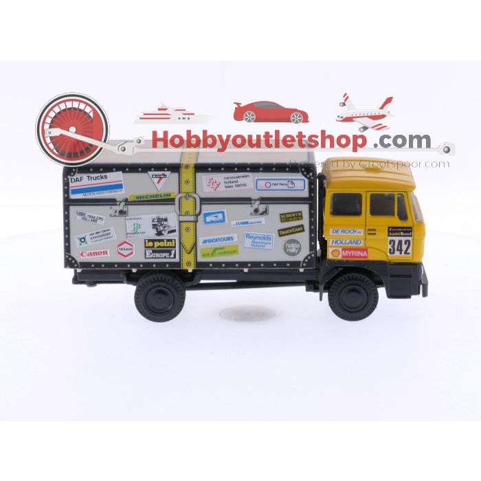 Schaal 1:50 Lion Car Nr.342 Dakar DAF 3300 de Koffer van Jan de Rooy 1983. #6063 - sku: 20240813104037 - Gebraucht - Wie Neu - Bild 6