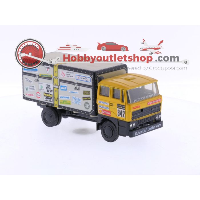 Schaal 1:50 Lion Car Nr.342 Dakar DAF 3300 de Koffer van Jan de Rooy 1983. #6063 - sku: 20240813104037 - Gebraucht - Wie Neu - Bild 7