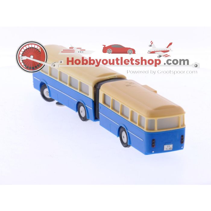  Schaal H0 Eheim 6105 gelede bus als voertuig op de weg crème-blauw #5879