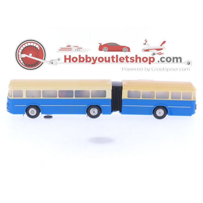 Schaal H0 Eheim 6105 gelede bus als voertuig op de weg crème-blauw #5881