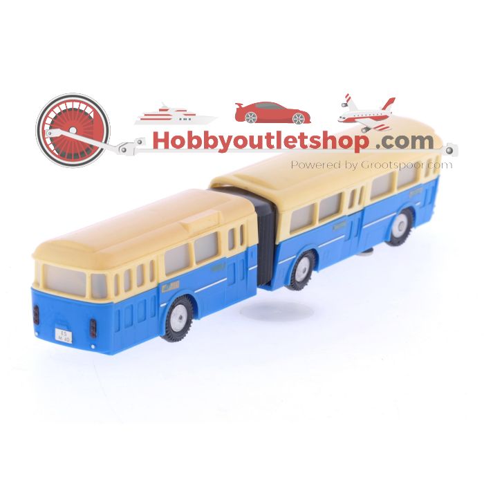 Schaal H0 Eheim 6105 gelede bus als voertuig op de weg crème-blauw #5881