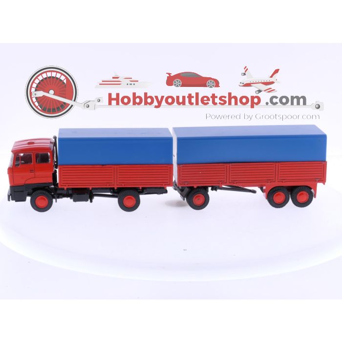 Schaal 1:50 Lion Car Nr.63 Daf 2800 vrachtauto met aanhangwagen. #6077 - sku: 20240815114559 - Used - Very good condition - Photo 2