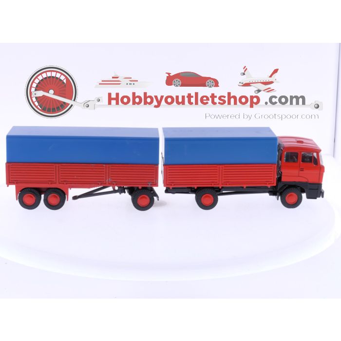 Schaal 1:50 Lion Car Nr.63 Daf 2800 vrachtauto met aanhangwagen. #6077 - sku: 20240815114559 - Used - Very good condition - Photo 4