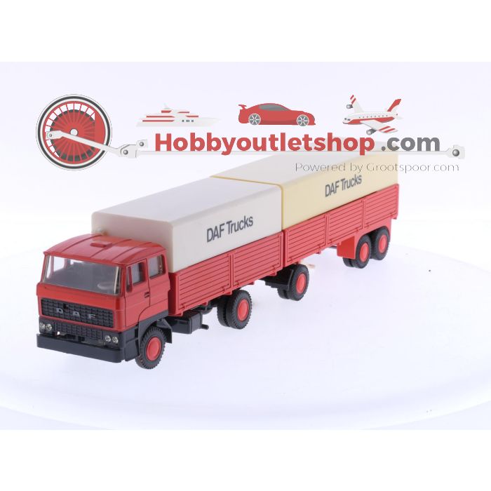 Schaal 1:50 Lion Car Nr.63 Daf 2800 vrachtauto met aanhangwagen. DAF Trucks #6076 - sku: 20240815112911 - Gebruikt - Goede staat - Afbeelding 2