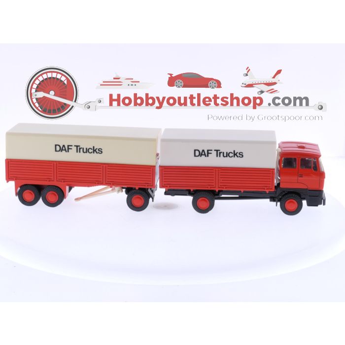 Schaal 1:50 Lion Car Nr.63 Daf 2800 vrachtauto met aanhangwagen. DAF Trucks #6076 - sku: 20240815112911 - Gebruikt - Goede staat - Afbeelding 6