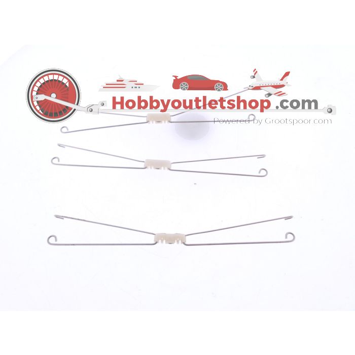 Schaal H0 Brawa 6117, 6120, 6140 & assortiment bovenleidingdraad #5889