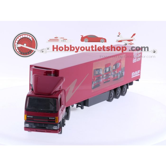  Schaal 1:50 Tekno DAF 85 CF met 3 assige oplegger. DAF Promo. #6086 