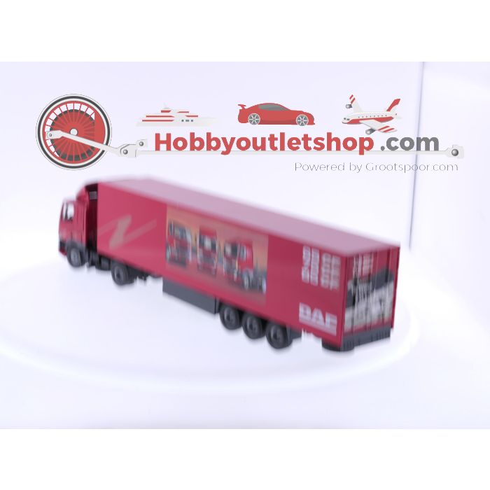  Schaal 1:50 Tekno DAF 85 CF met 3 assige oplegger. DAF Promo. #6086 