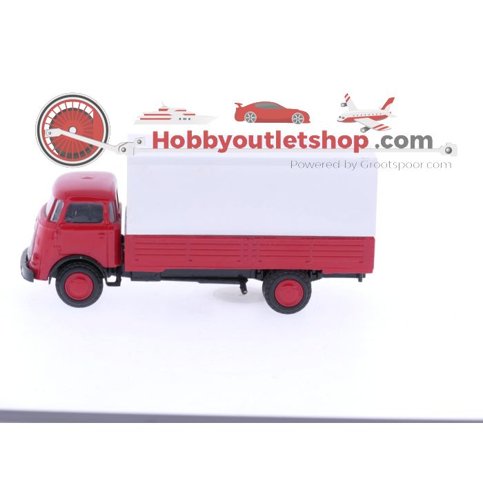  Schaal 1:50 Lion Car Nr. 23. DAF vrachtauto met huif , zeer goede staat. #6089