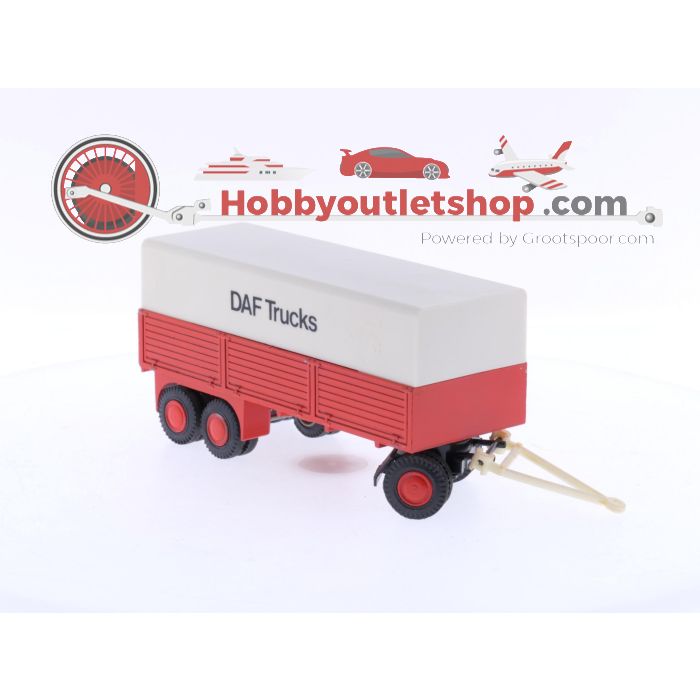 Schaal 1:50 Lion Car Nr.63 Daf 2800 Vrachtauto met aanhangwagen. #6107