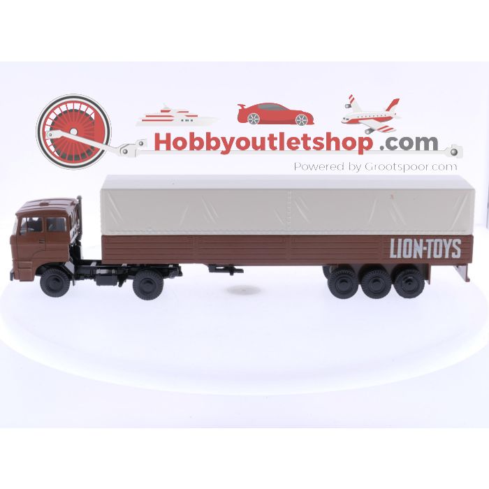  Schaal 1:50 Lion Car Nr.70 DAF 2800 trekker met oplegger.  #6110