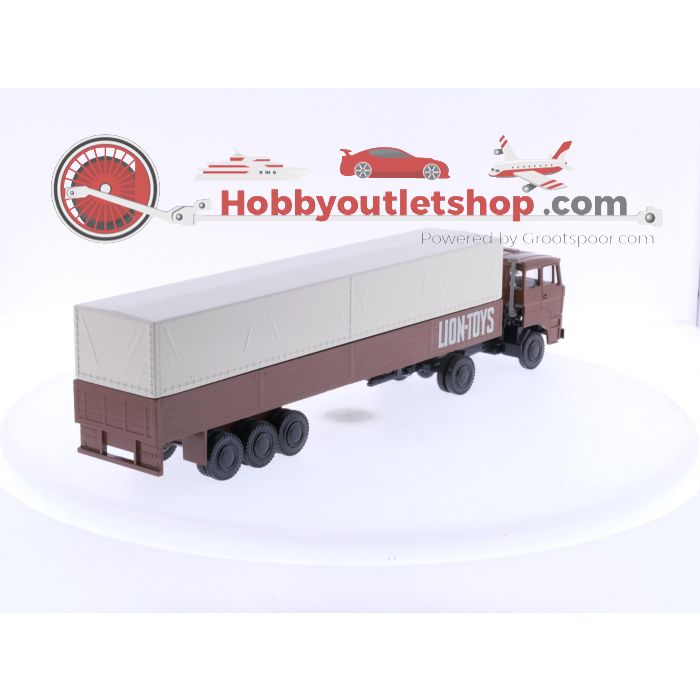  Schaal 1:50 Lion Car Nr.70 DAF 2800 trekker met oplegger.  #6110