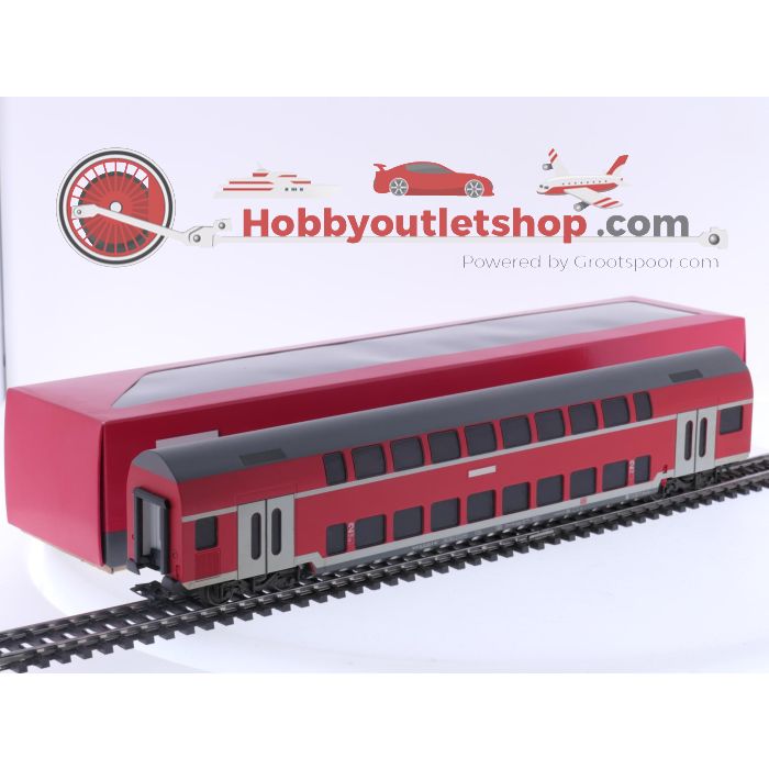 Schaal H0 Märklin 29470.2 dubbeldekrijtuig DBz 751 van de DB #5904