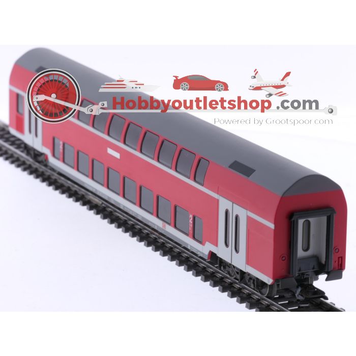 Schaal H0 Märklin 29470.2 dubbeldekrijtuig DBz 751 van de DB #5904