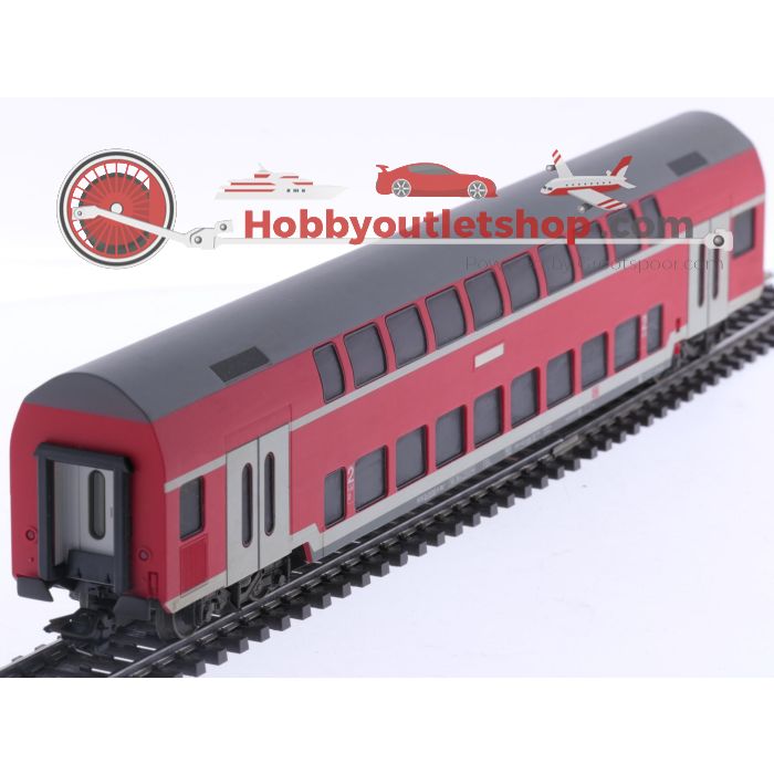 Schaal H0 Märklin 29470.2 dubbeldekrijtuig DBz 751 van de DB #5904