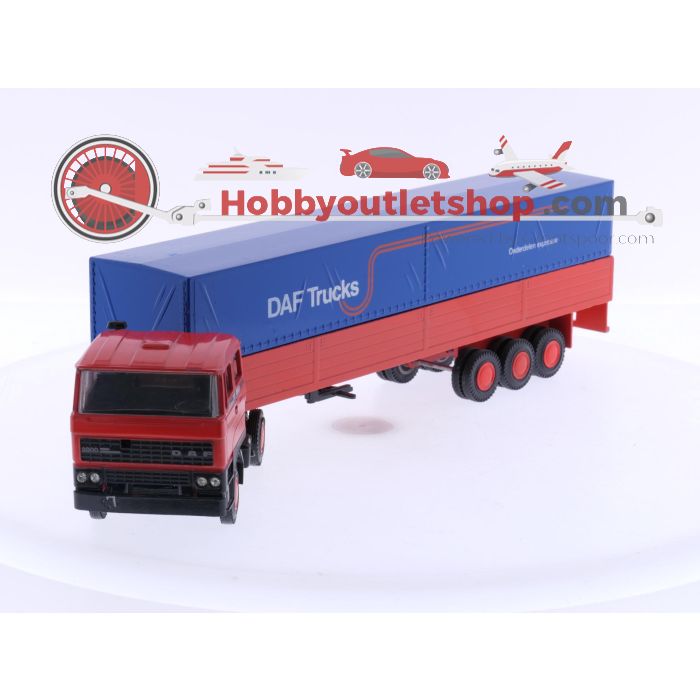  Schaal 1:50 DAF 2800 Lion Car Nr. 58-70 trekker met oplegger. #6112